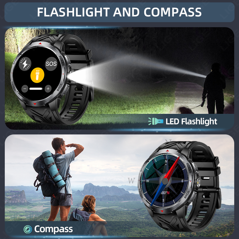 ساعات ذكية جديدة من LIGE ببطار - مراجعة Outdoor Sport News وسعره