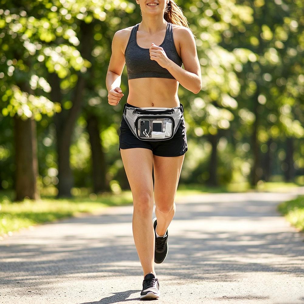 حقيبة خصر شفافة متعددة الجيوب  - مراجعة Outdoor Sport Bag وسعره