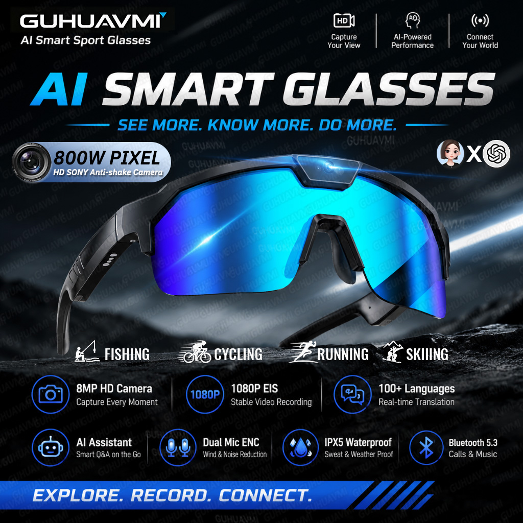 نظارات ذكية جديدة بتقنية الذكا - مراجعة Outdoor Sport Gear وسعره