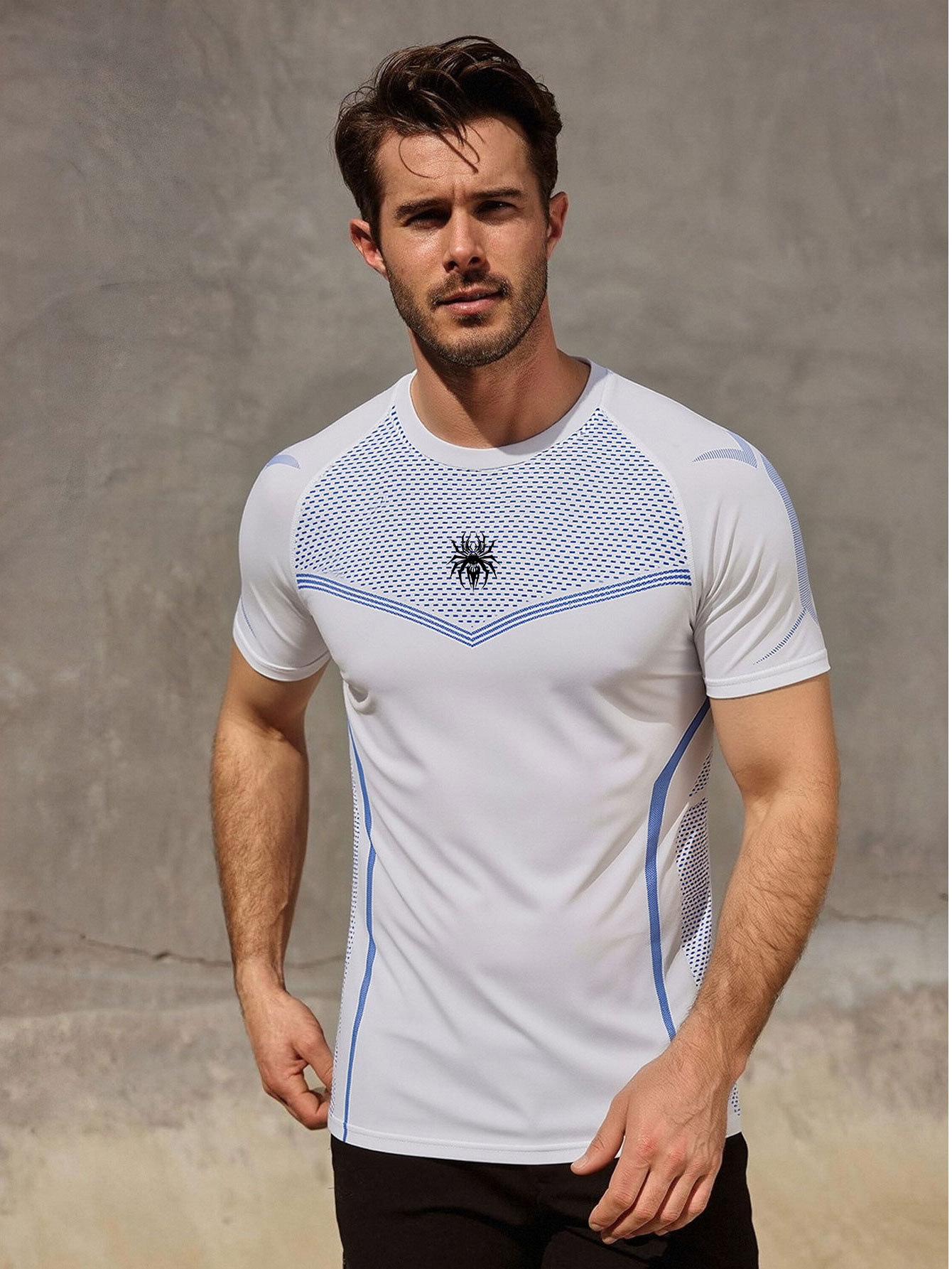 قميص ضاغط مطبوع للرجال من جيم  - مراجعة Outdoor Sport.Hub وسعره