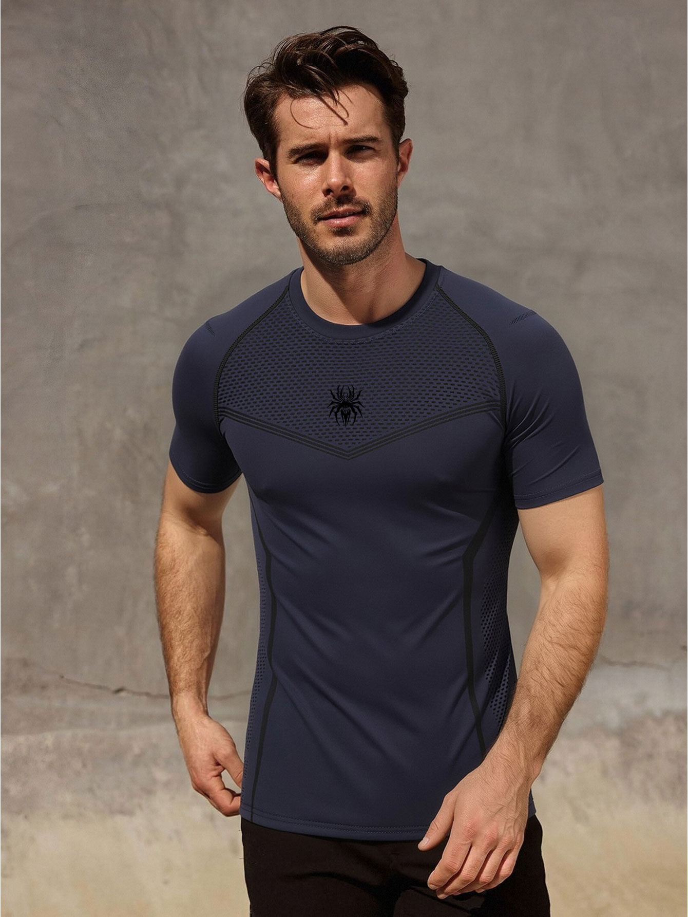 قميص ضاغط مطبوع للرجال من جيم  - مراجعة Outdoor Sport.Hub وسعره