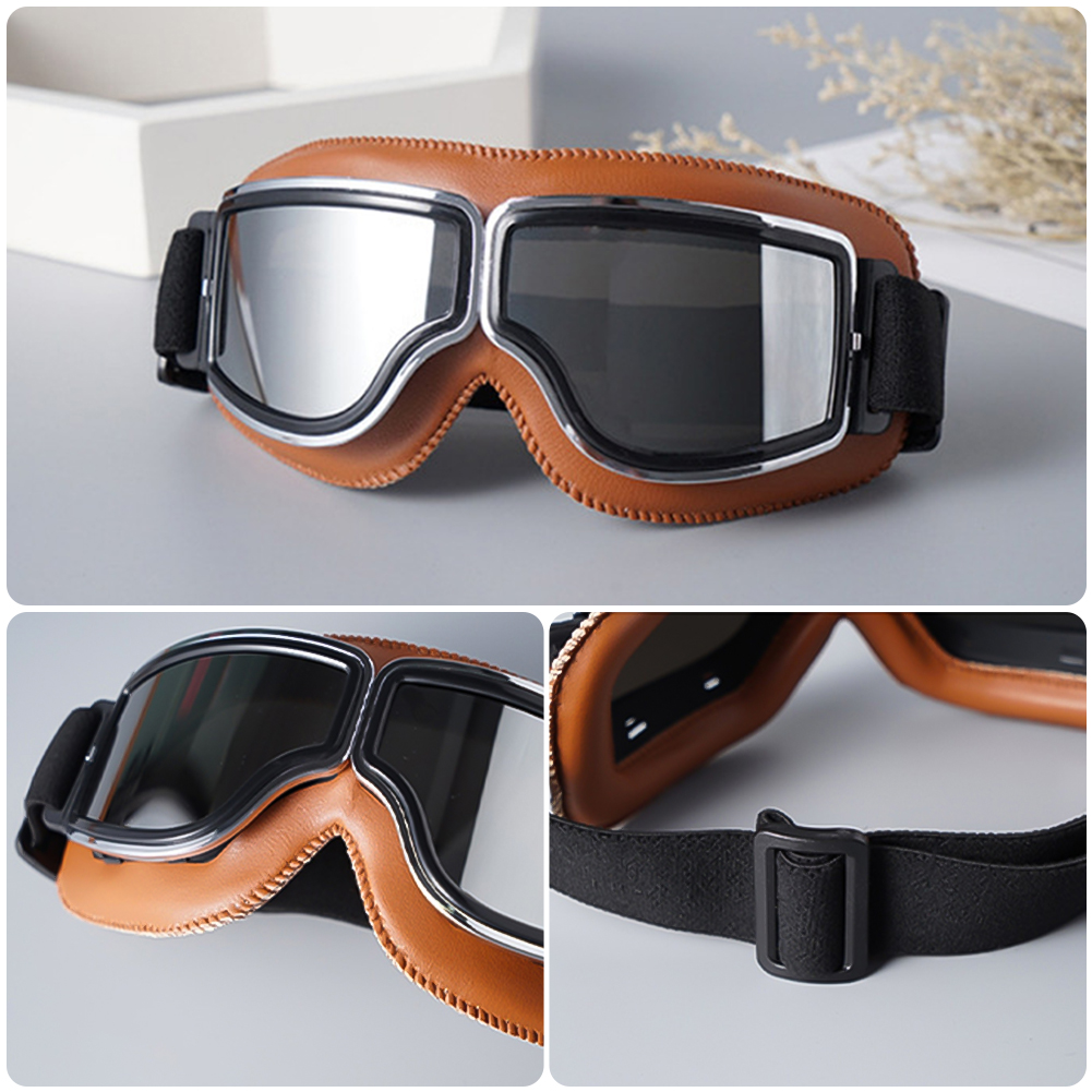 أحدث نظارات جلدية بتصميم عتيق  - مراجعة Outdoor Sports Store وسعره